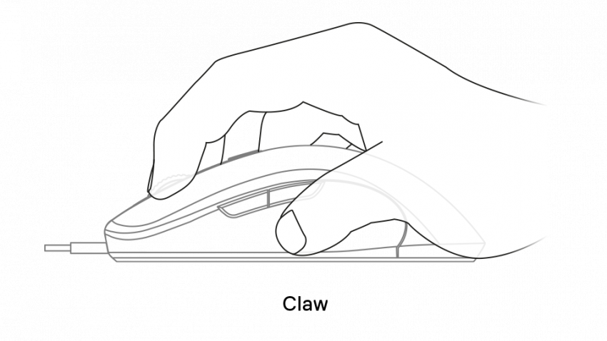Sensei Ten claw grip example