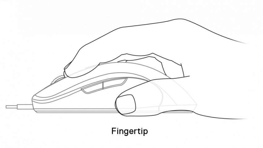 Sensei Ten fingertip grip example
